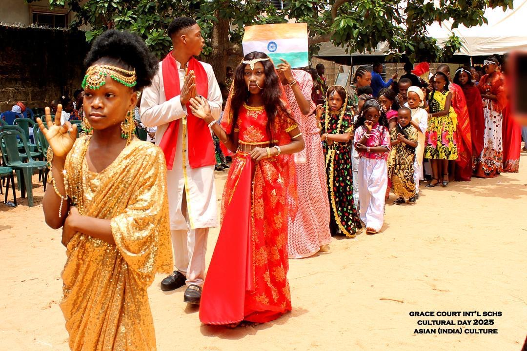 Grace Court pupils dressed for Cultural Day 2025